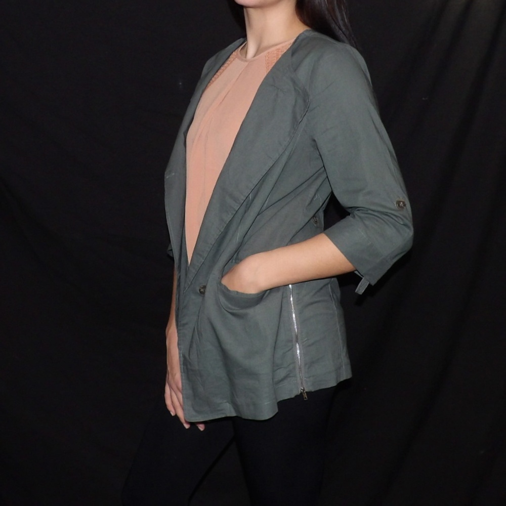 Lightweight light olive gray Jacket